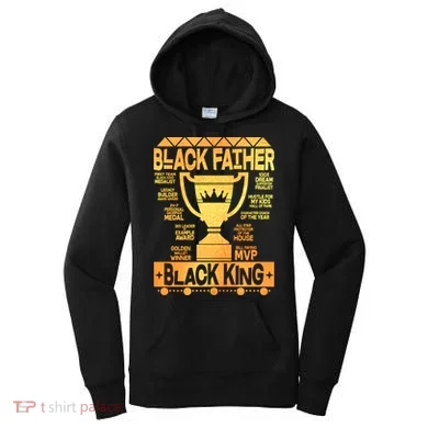 Black Father Black King Women's Hoodie