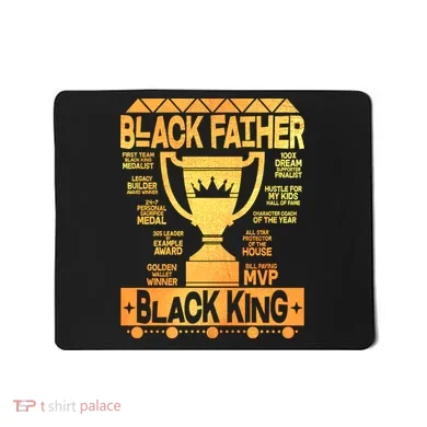 Black Father Black King Mousepad