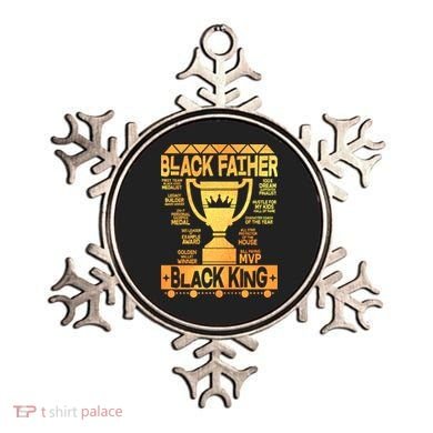 Black Father Black King Ornament