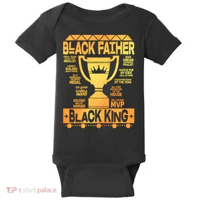 Black Father Black King Baby Bodysuit