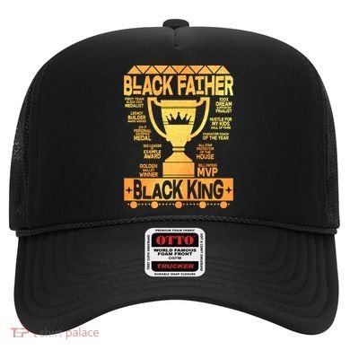 Black Father Black King Hat