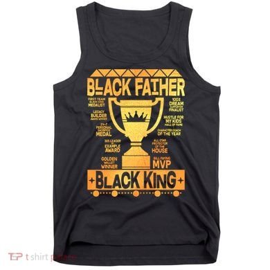 Black Father Black King Tank Top