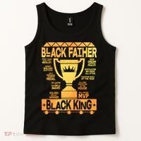 Black Father Black King Tank Top thumb 2