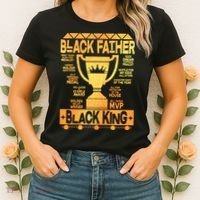 Black Father Black King Women's T-Shirt thumb 2