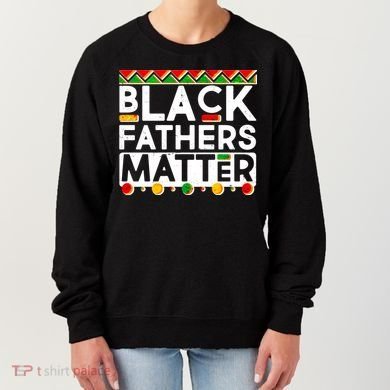 Black Fathers Matter Traditional Colors Women's Sweatshirt