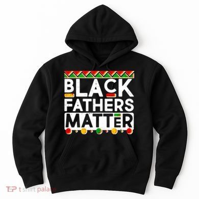 Black Fathers Matter Traditional Colors Hoodie