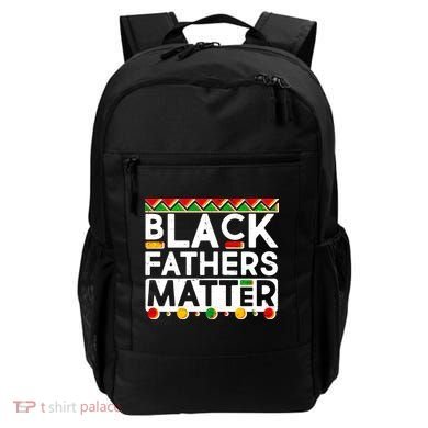 Black Fathers Matter Traditional Colors Backpack