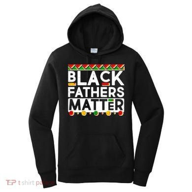 Black Fathers Matter Traditional Colors Women's Hoodie