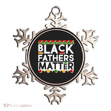 Black Fathers Matter Traditional Colors Ornament