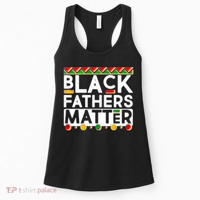 Black Fathers Matter Traditional Colors Women's Tank Top