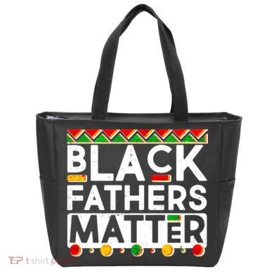 Black Fathers Matter Traditional Colors Tote Bag