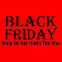 Black Friday Get Out Of The Way Santa Hat thumb 1