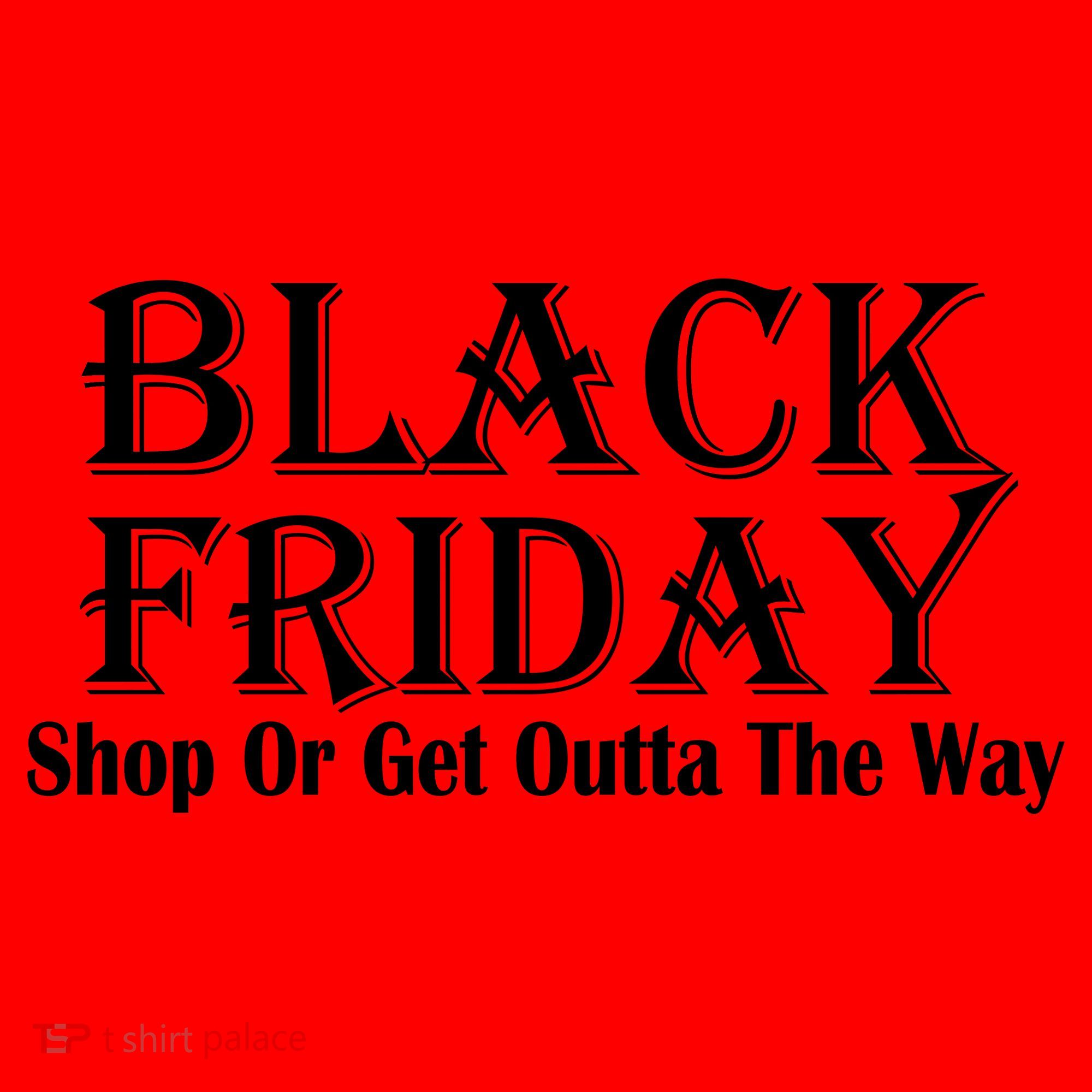 Black Friday Get Out Of The Way Santa Hat