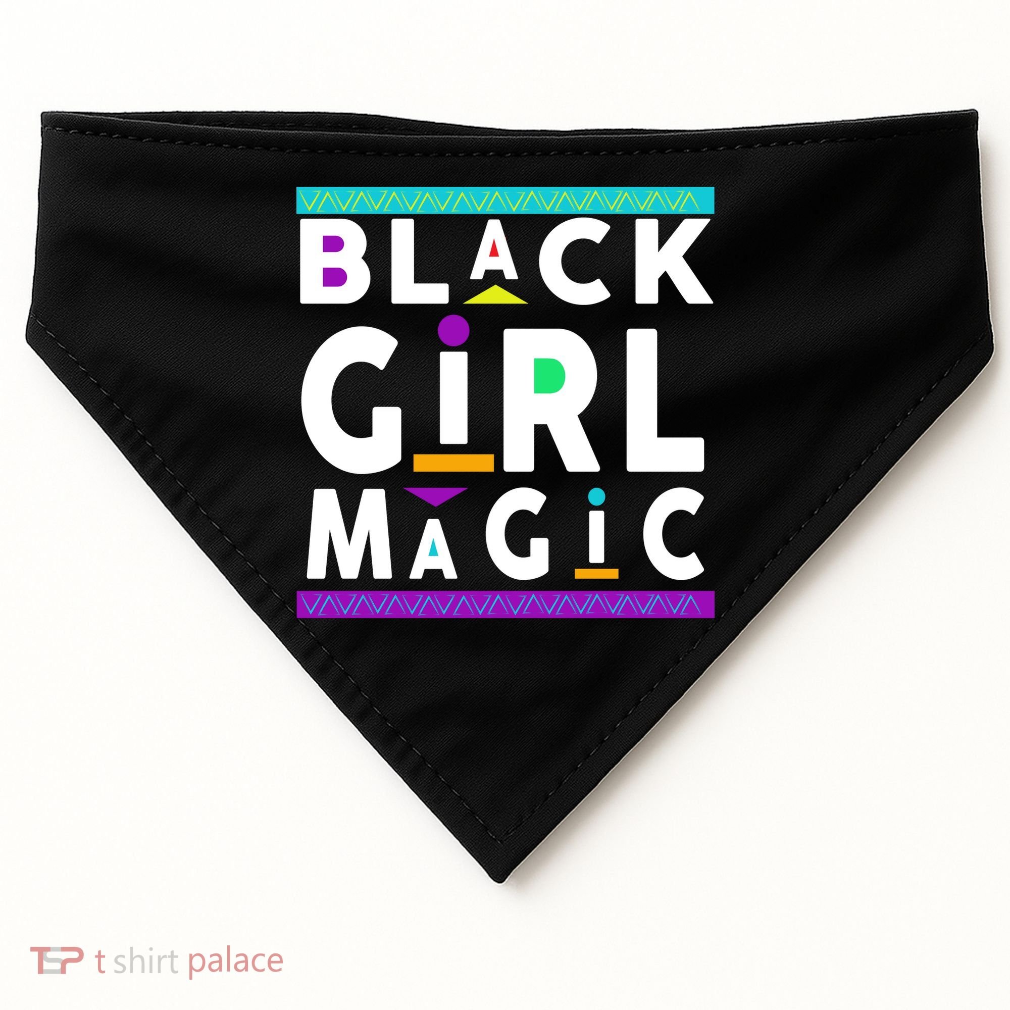Black Girl Magic USA-Made Doggie Bandana