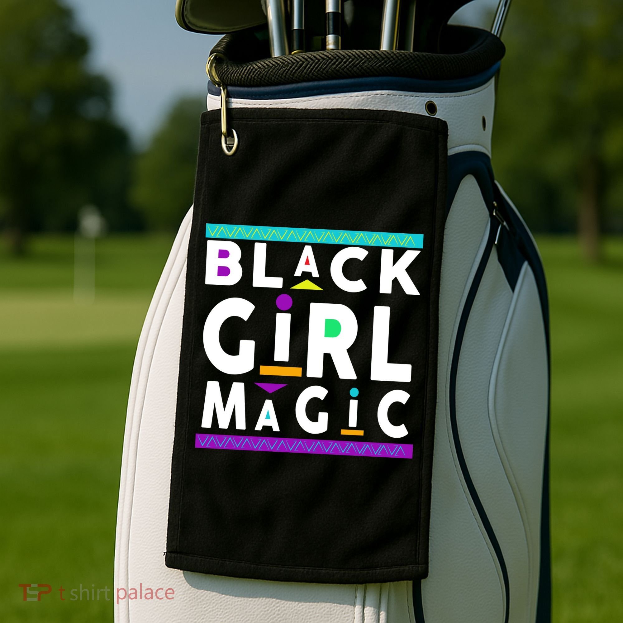 Black Girl Magic Golf Towel