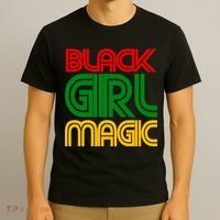 Black Girl Magic Colorful Imprint T-Shirt thumb 3