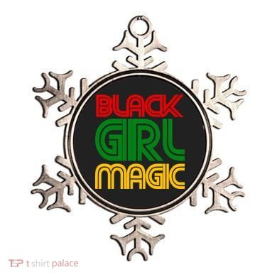 Black Girl Magic Colorful Imprint Ornament