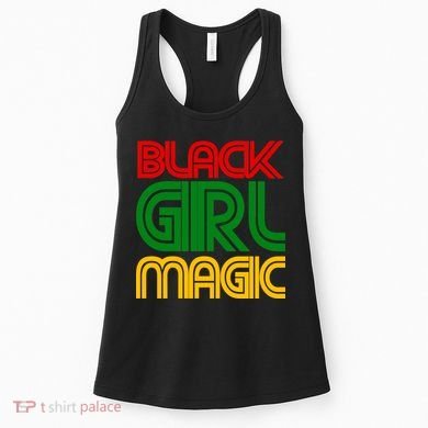 Black Girl Magic Colorful Imprint Women's Tank Top