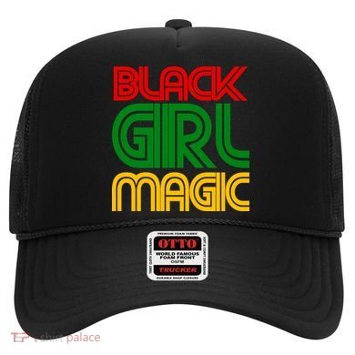 Black Girl Magic Colorful Imprint Hat