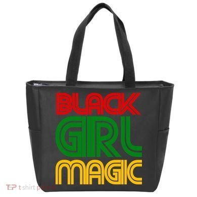 Black Girl Magic Colorful Imprint Bag