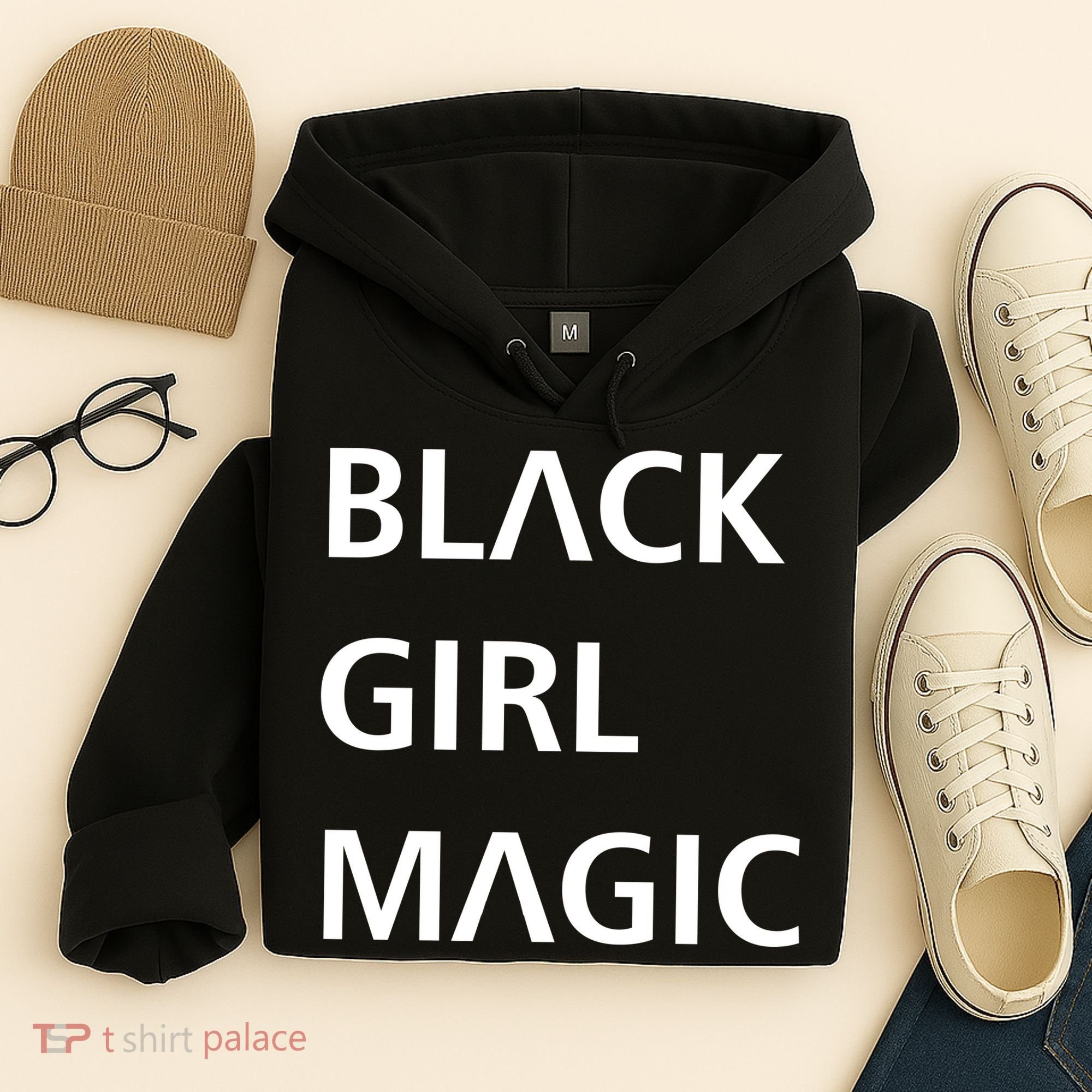 Black Girl Magic Logo Hoodie
