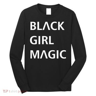 Black Girl Magic Logo Long Sleeve Shirt