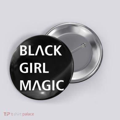 Black Girl Magic Logo Button