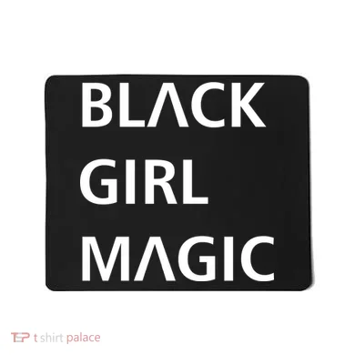 Black Girl Magic Logo Mousepad