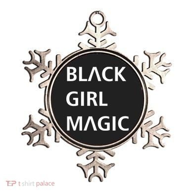 Black Girl Magic Logo Ornament