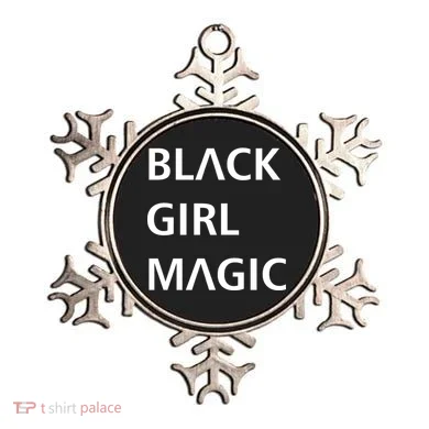 Black Girl Magic Logo Ornament
