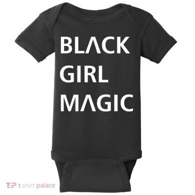 Black Girl Magic Logo Baby Bodysuit
