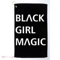 Black Girl Magic Logo Golf Towel thumb 0