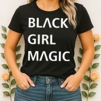 Black Girl Magic Logo Women's T-Shirt thumb 2