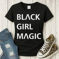Black Girl Magic Logo Women's T-Shirt thumb 3