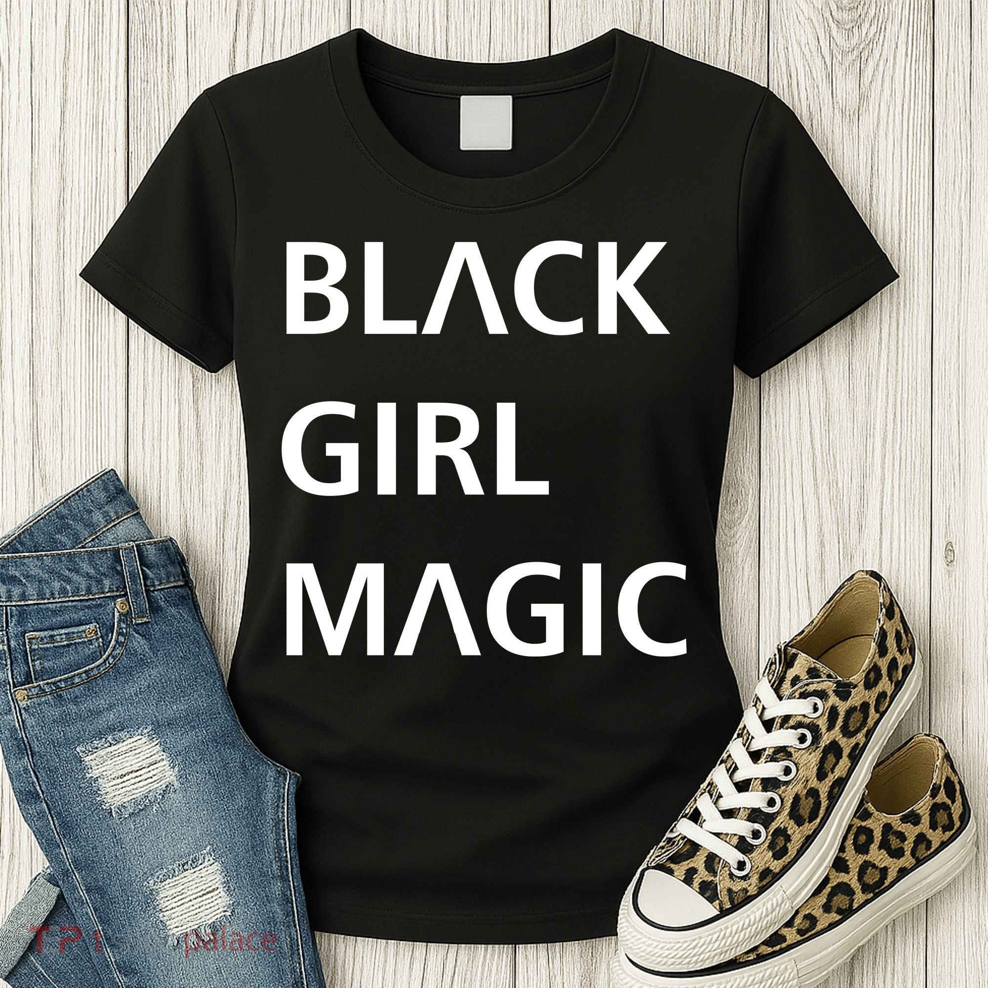 Black Girl Magic Logo Women's T-Shirt