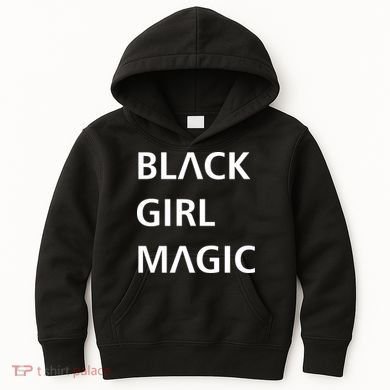 Black Girl Magic Logo Kids Hoodie