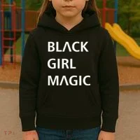Black Girl Magic Logo Kids Hoodie thumb 3