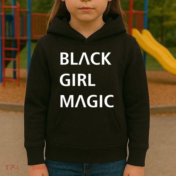 Black Girl Magic Logo Kids Hoodie