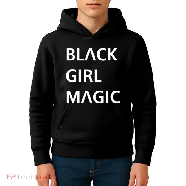 Black Girl Magic Logo Kids Hoodie