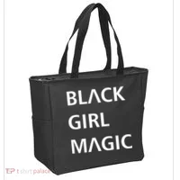 Black Girl Magic Logo Tote Bag thumb 2