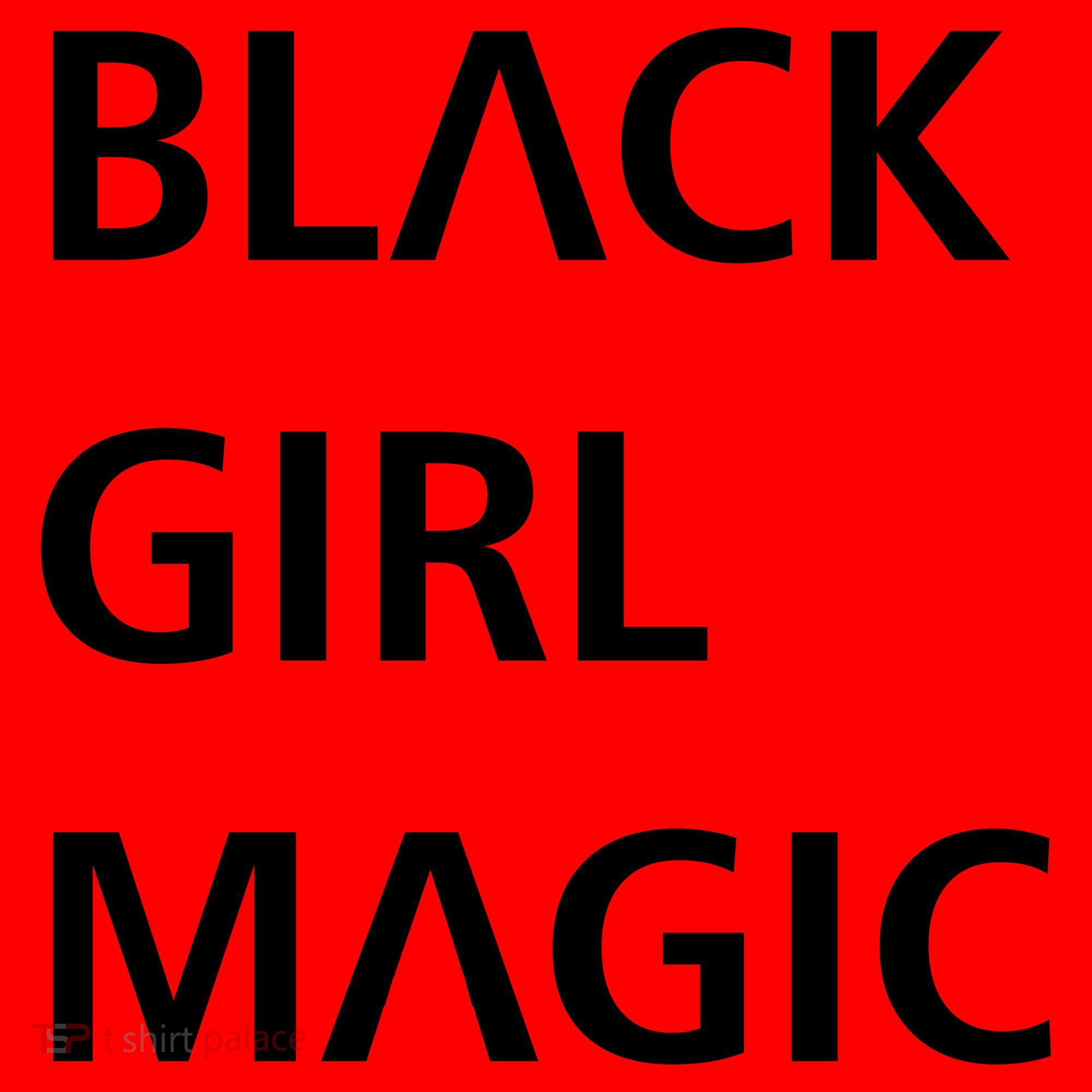 Black Girl Magic Logo Santa Hat