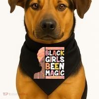 Black Girls Been Magic USA-Made Doggie Bandana thumb 1