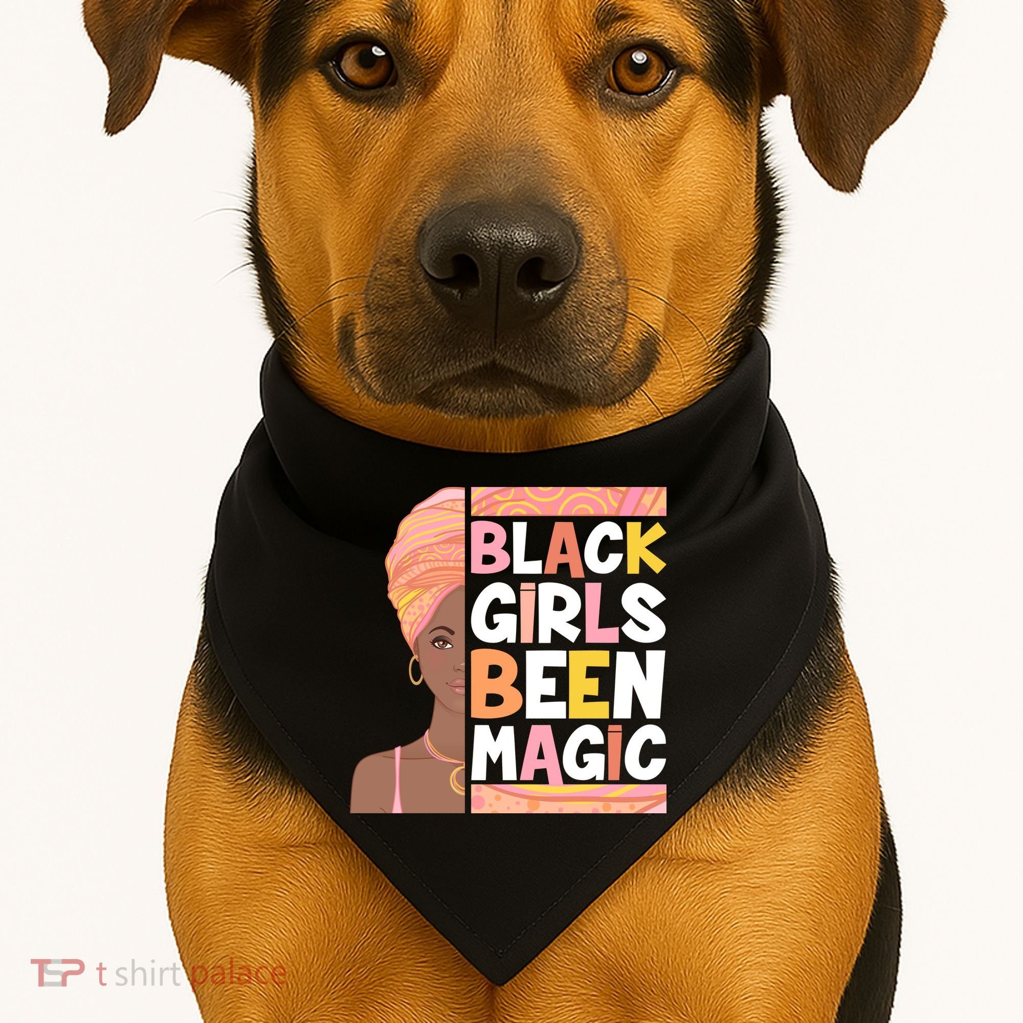 Black Girls Been Magic USA-Made Doggie Bandana