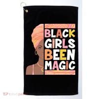 Black Girls Been Magic Golf Towel thumb 0
