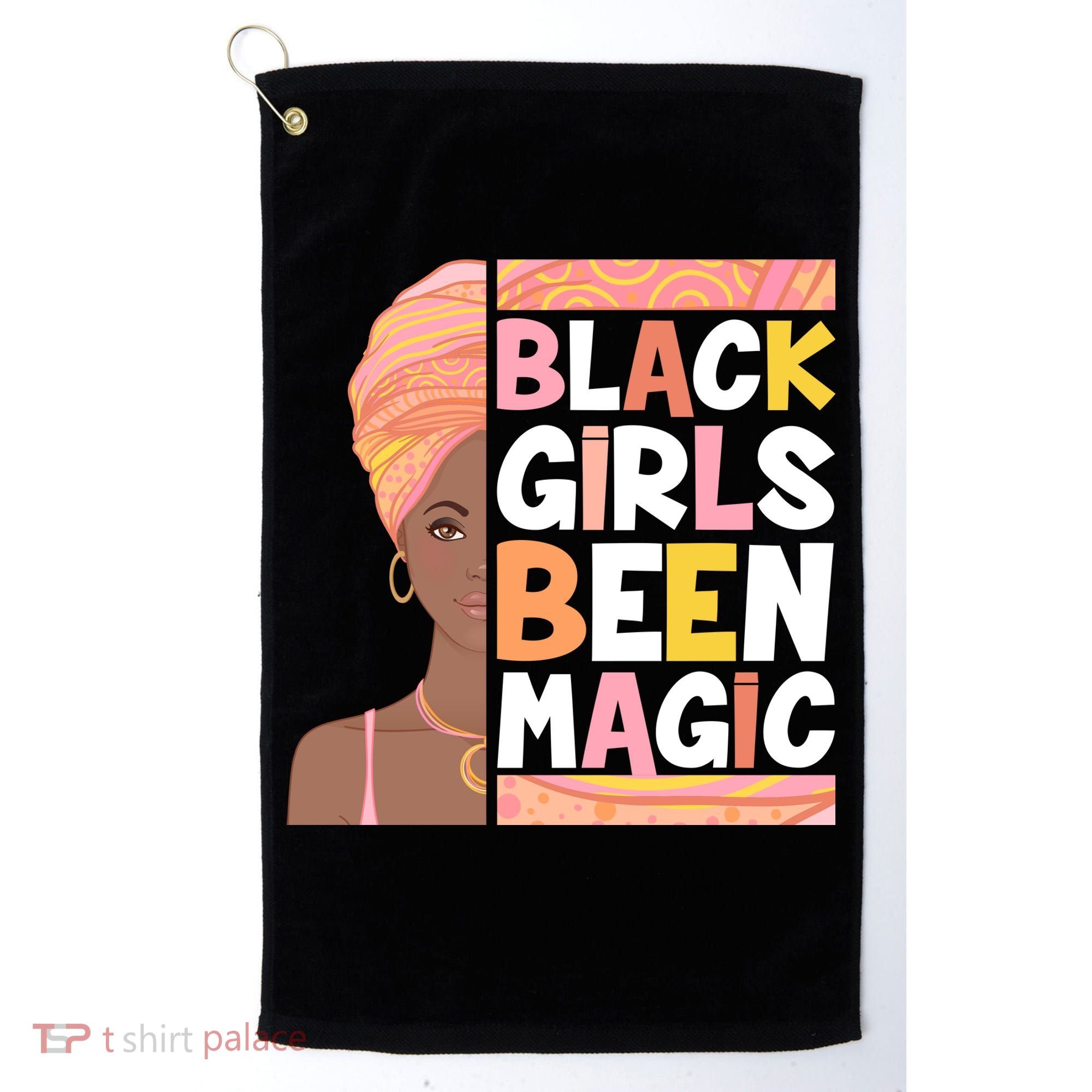 Black Girls Been Magic Golf Towel