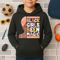 Black Girls Been Magic Kids Hoodie thumb 2