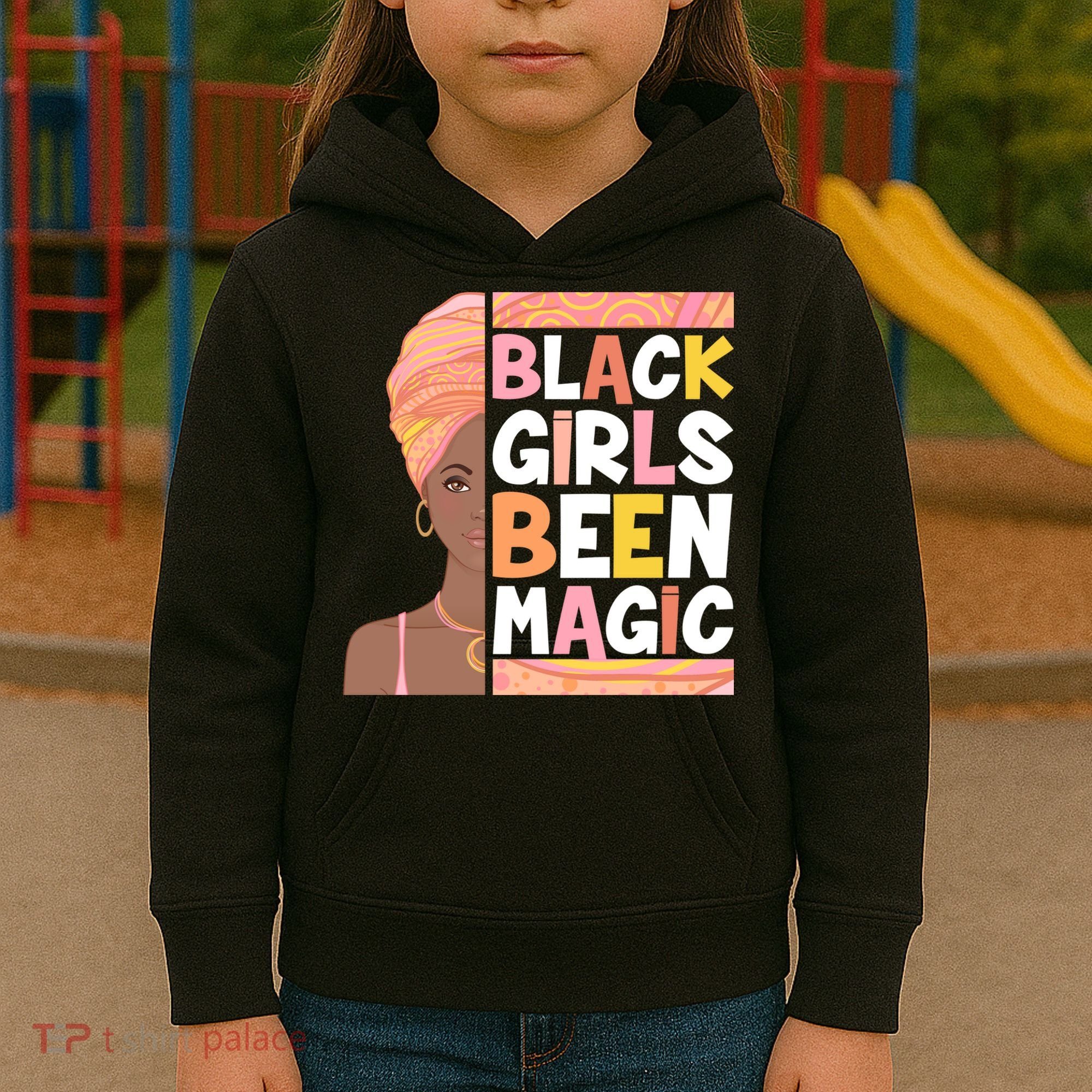 Black Girls Been Magic Kids Hoodie
