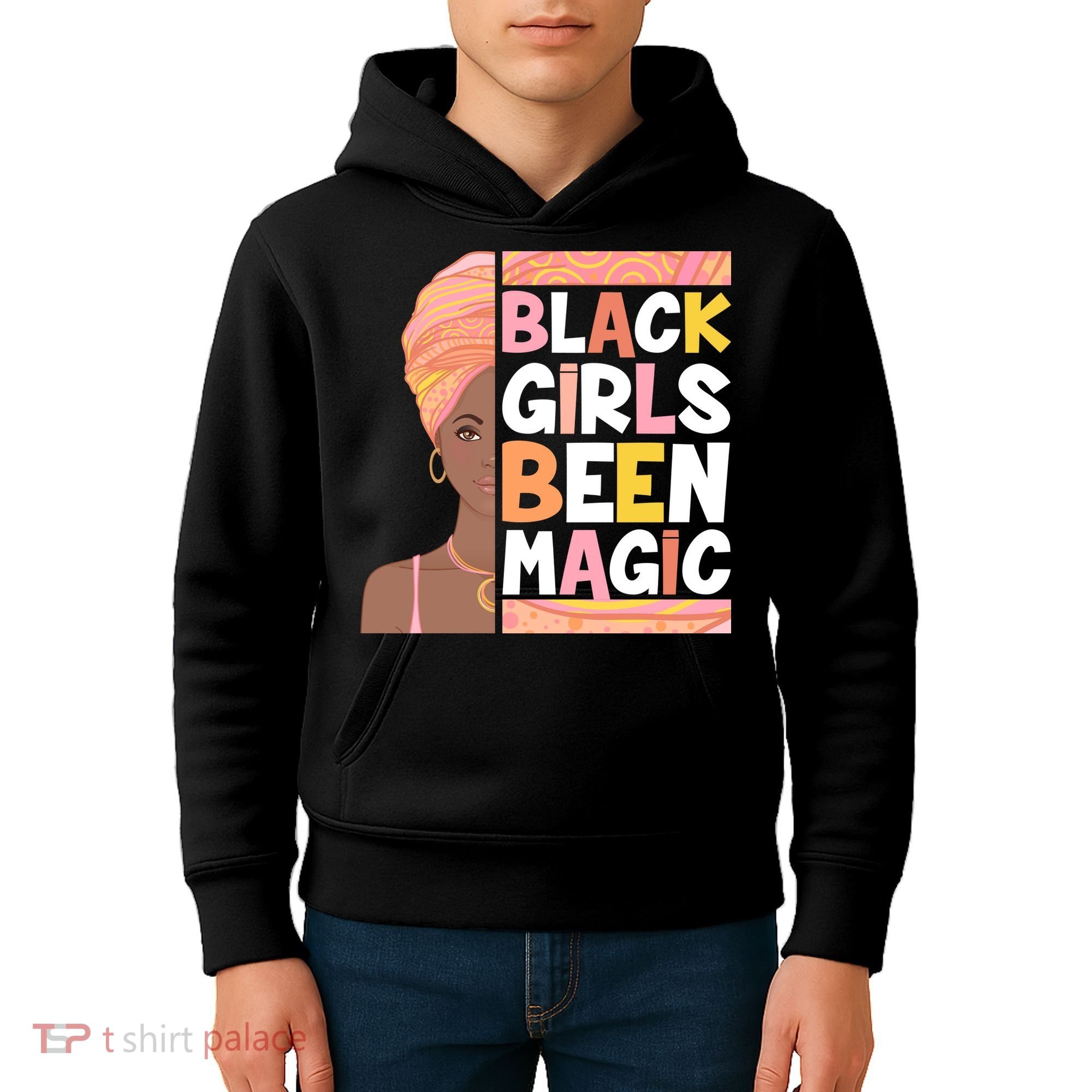 Black Girls Been Magic Kids Hoodie