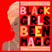 Black Girls Been Magic Santa Hat thumb 1