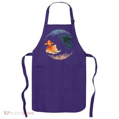 Black Goldfish Apron